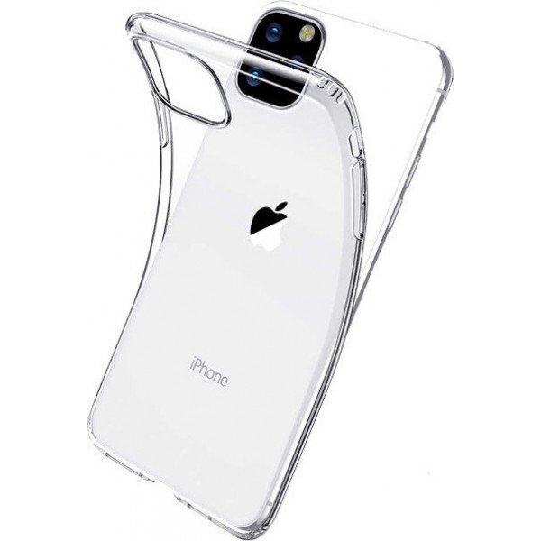 Back Cover Σιλικόνης Διάφανο (iPhone 11)